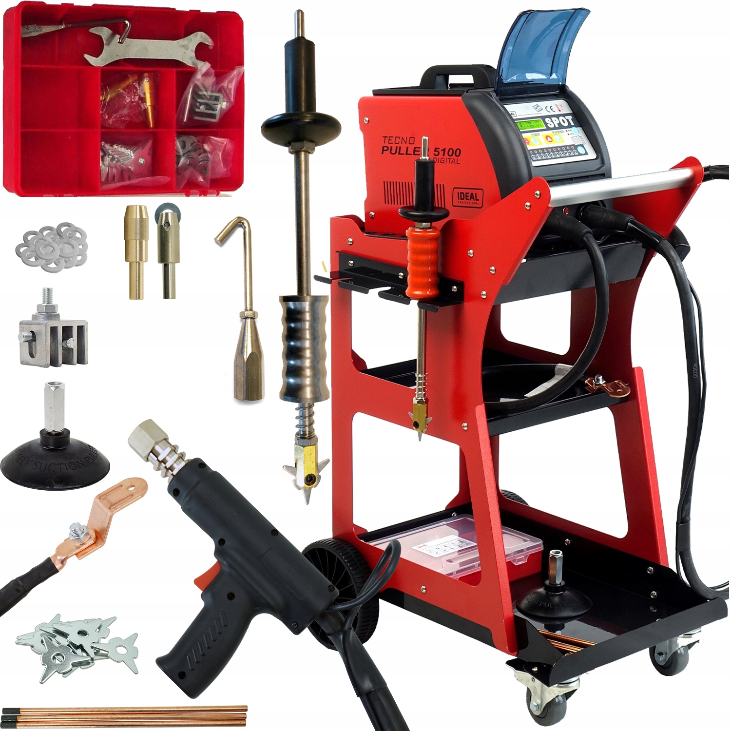 ZGRZEWARKA DO BLACH IDEAL SPOTER PULLER 5100 400V napraw blacharskich