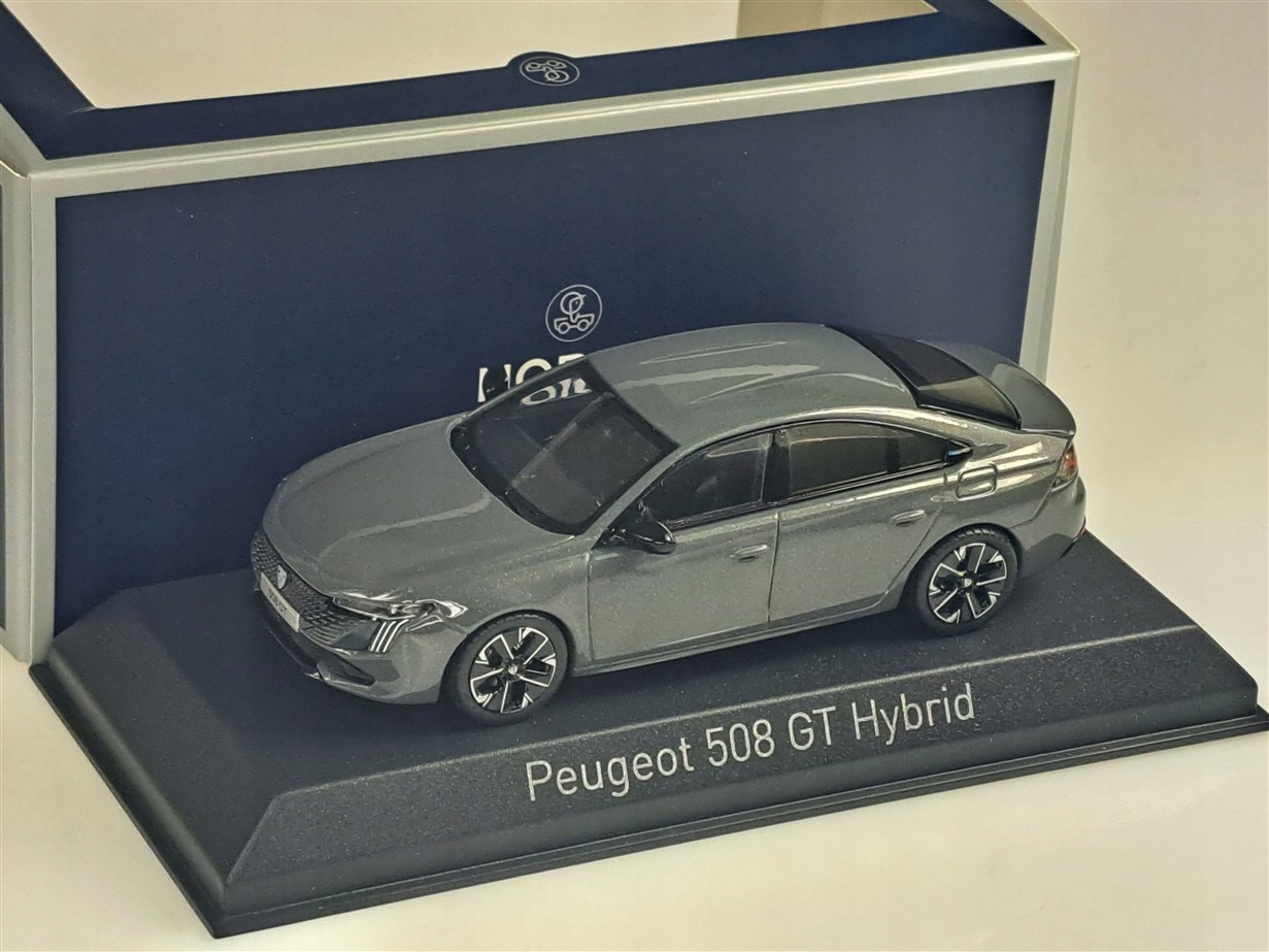 Norev Peugeot 508 Gt Hybrid 2023 Selenium Grey 1:43