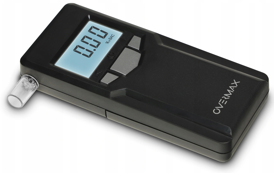 ALKOMAT ELEKTROCHEMICZNY OVERMAX AD 06 KALIBRACJA Color black
