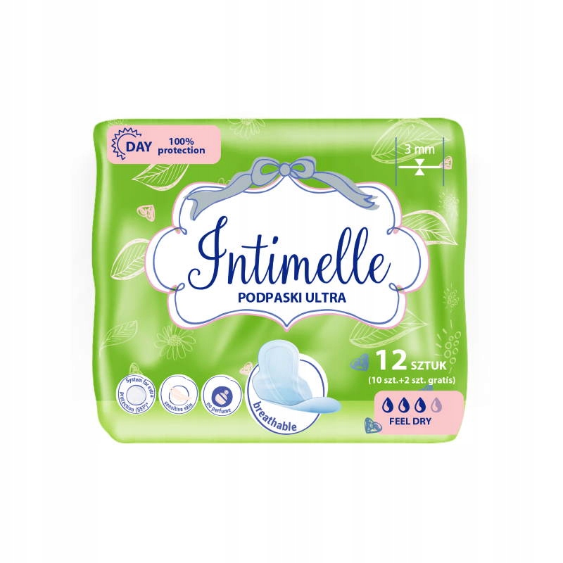 

Intimelle Podpaski Ultra Feel Dry 12 Szt
