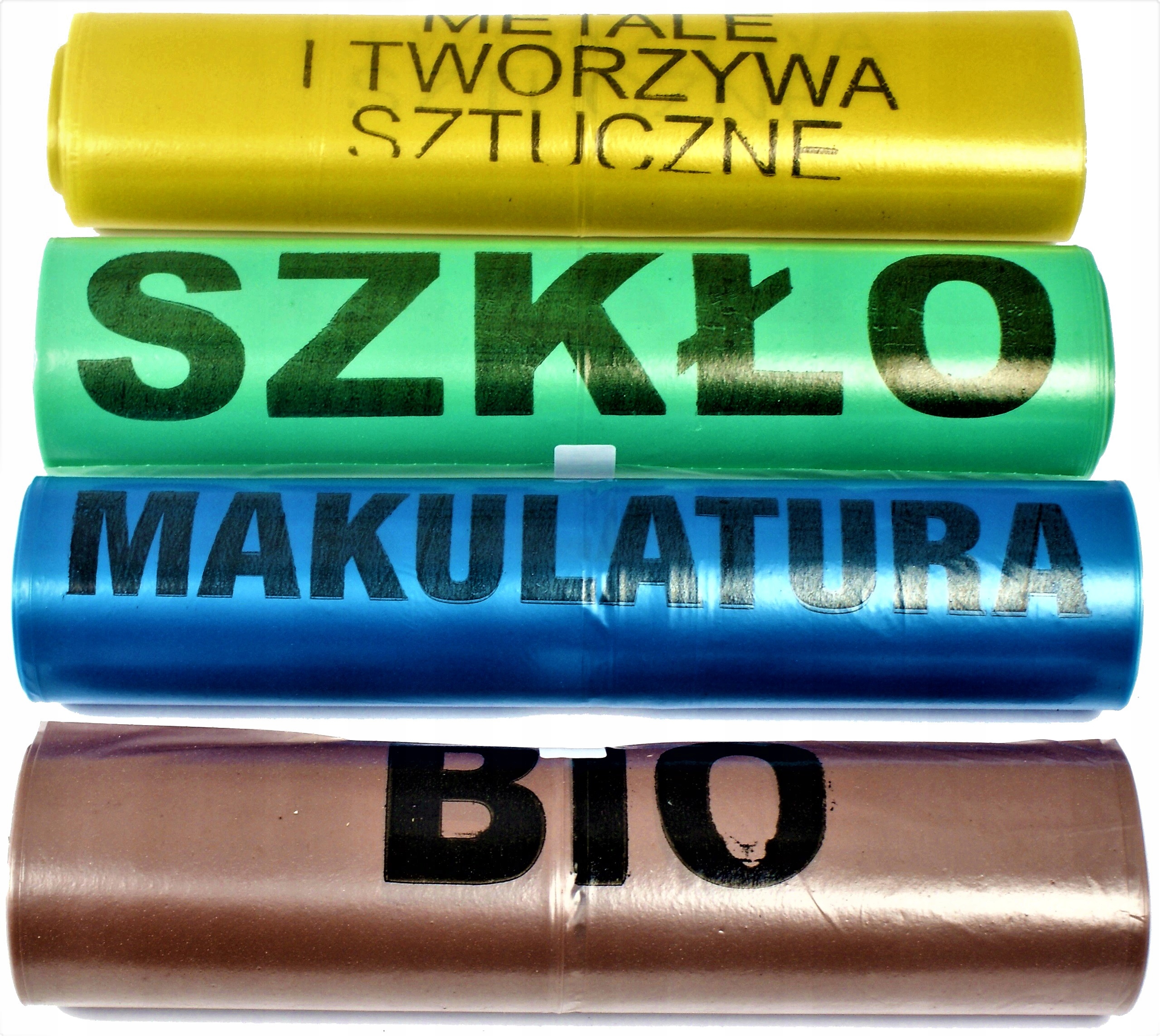 

Worki do segregacji Na Śmieci Kosz 120L zestaw