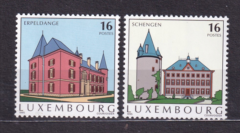 LUKSEMBURG** ZAMKI Mi 1375-76