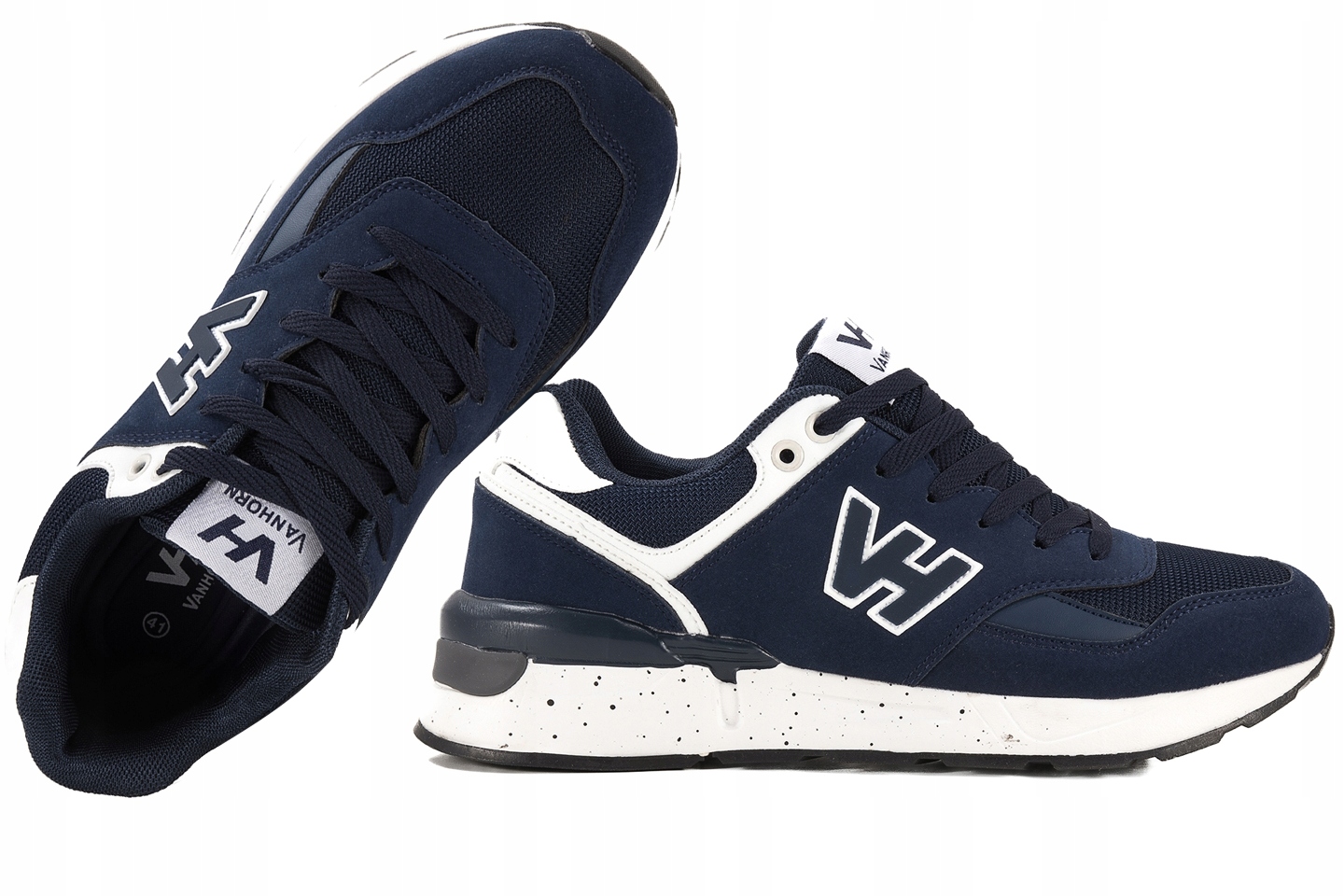 Vanhorn 25-27302NV Pánské Sportovní Tenisky, tmavě modré, velikost 42