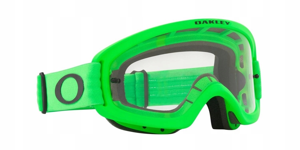 Motokrosové okuliare Oakley O-Frame 2.0 Pro Xs Moto zelené s priehľadným štítom ()