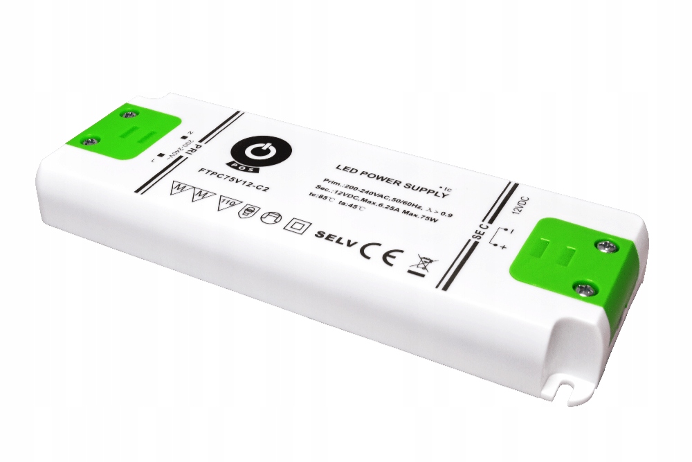 Zasilacz Led 12V/6.25A 75W FTPC75V12-C2