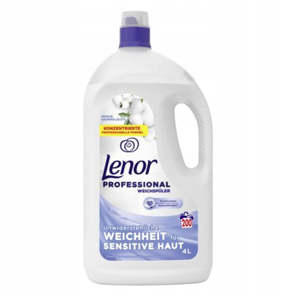 Levně Lenor Professional Sensitiv tekutá aviváž 4 l 200 p De