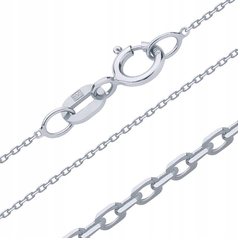 

Srebrny łańcuszek 925 Ankier Diamentowany 50 cm