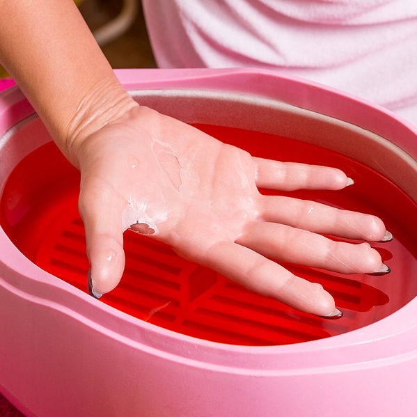 Parafina kosmetyczna do stóp dłoni 500ml zapachowa kwiatowa ROSE RÓŻA Pojemność 500 ml