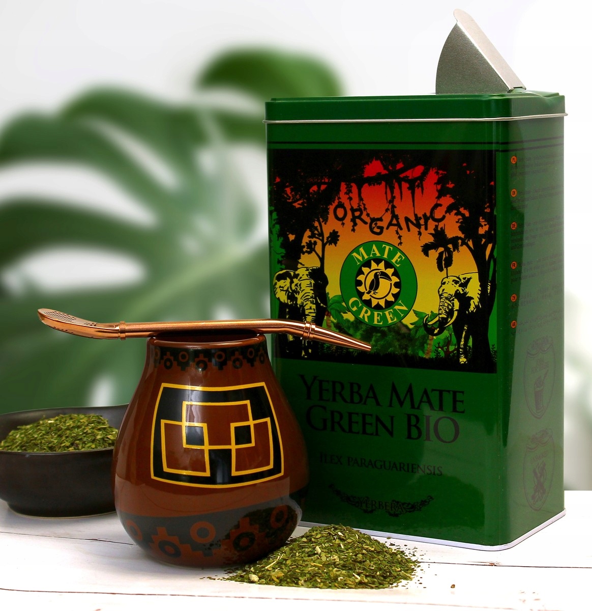 Nejlepší sada Yerba Mate Green Bio Organic 500g Příslušenství Yerbera