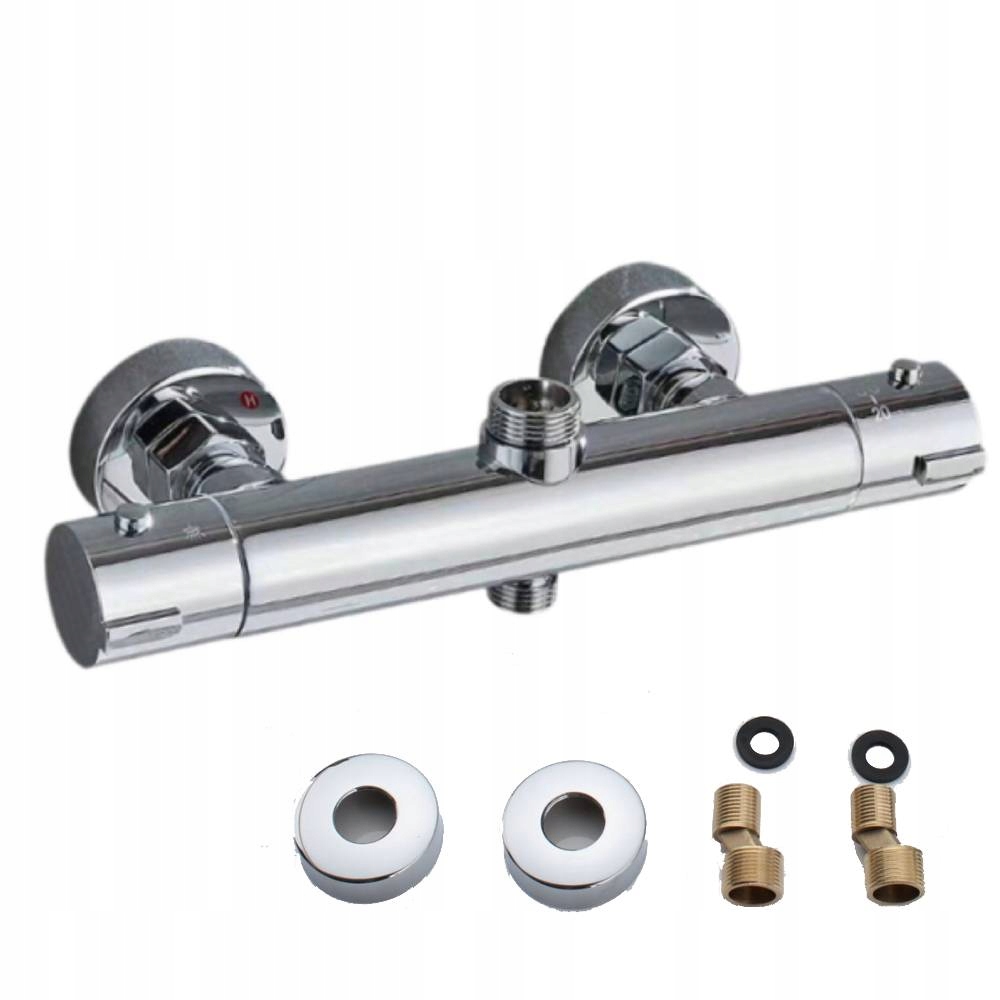 Termostatická Batéria Do Sprchového Kúta, Sprchová Termostatická Batéria, Chrómová