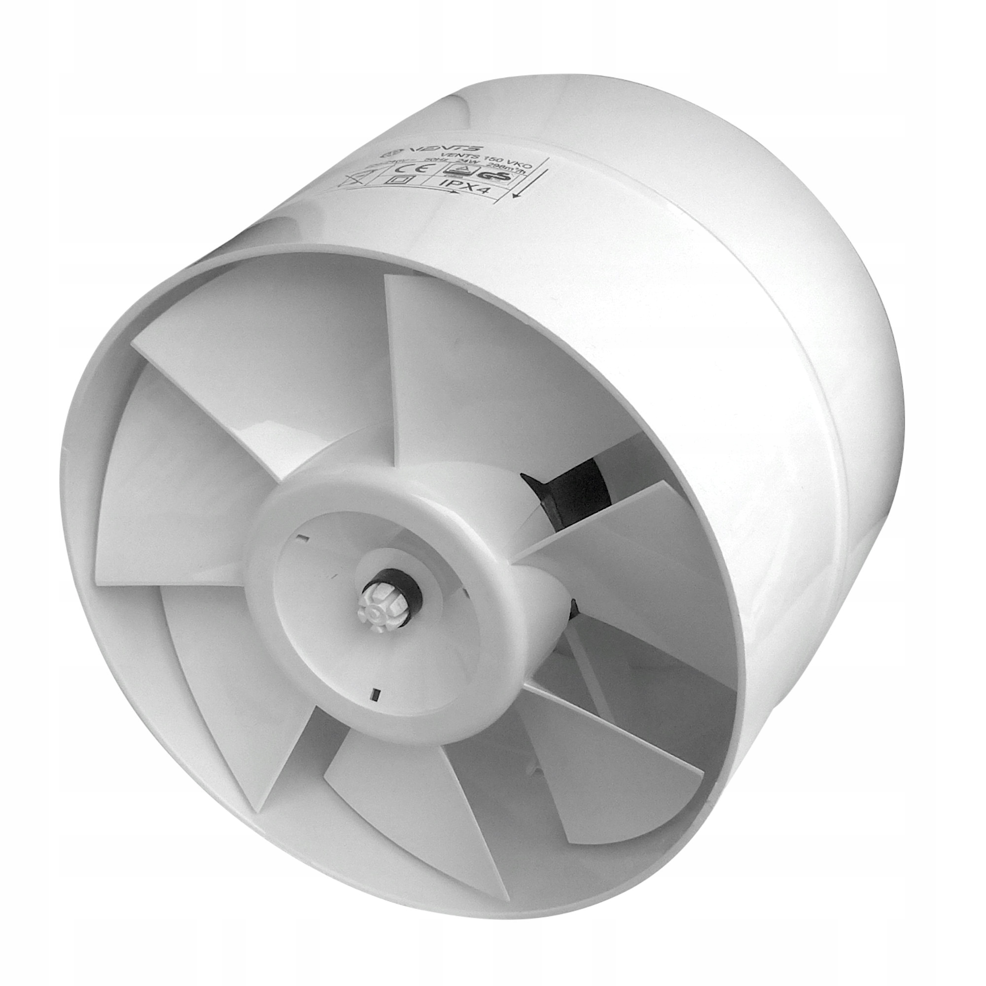 Vents Wentylator Kanałowy Cichy Vko Ø 150 298m³/h