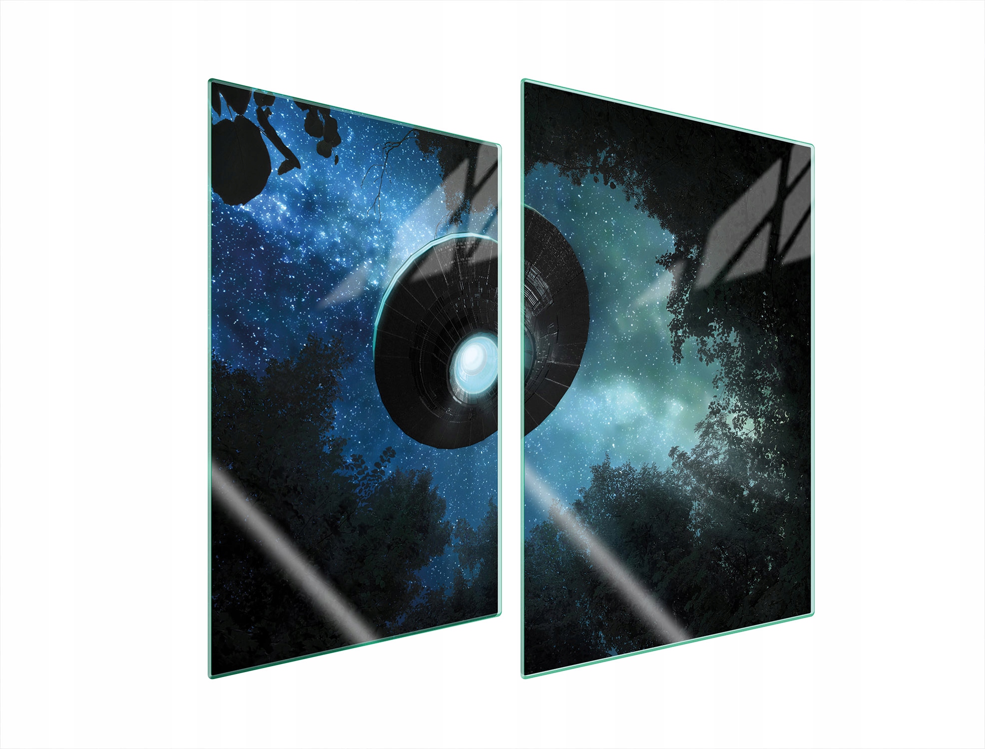 Skleněná Ochranná Deska Do Kuchyně 2x35x52 Ufo Tvrzené Sklo