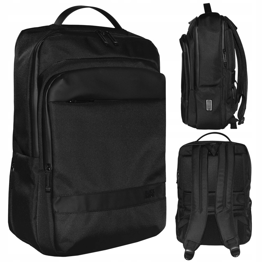 Black Horse Elegantní Batoh S 2 Usb Vstupy