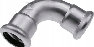 Koleno 88.9X88.9 90ST.INOX Press