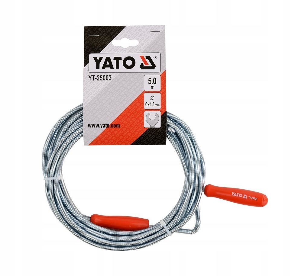 

Spirala do czyszczenia kanalizacji, Żmijka 5m/6mm