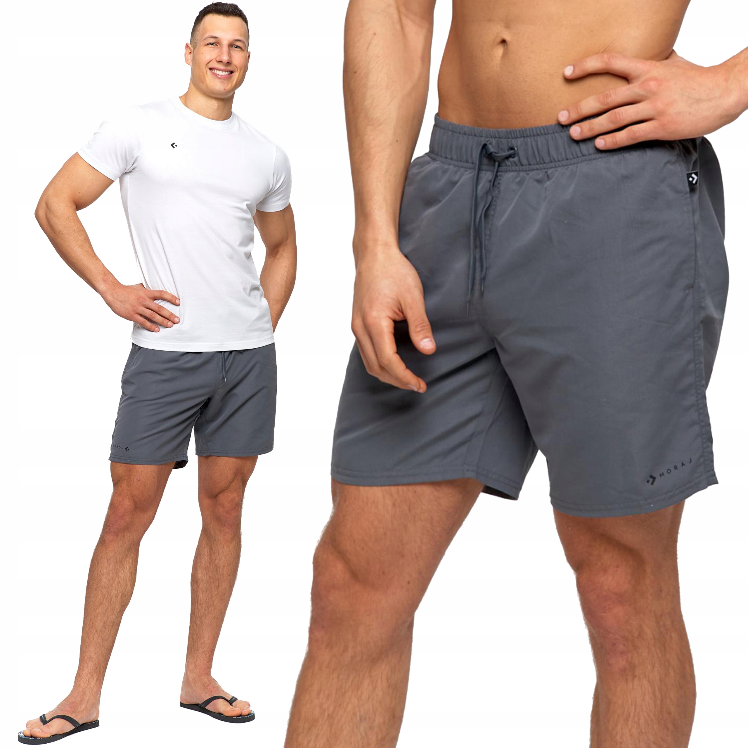 

Moraj Szorty Kąpielowe Plażowe 2100-010 Grey 2XL