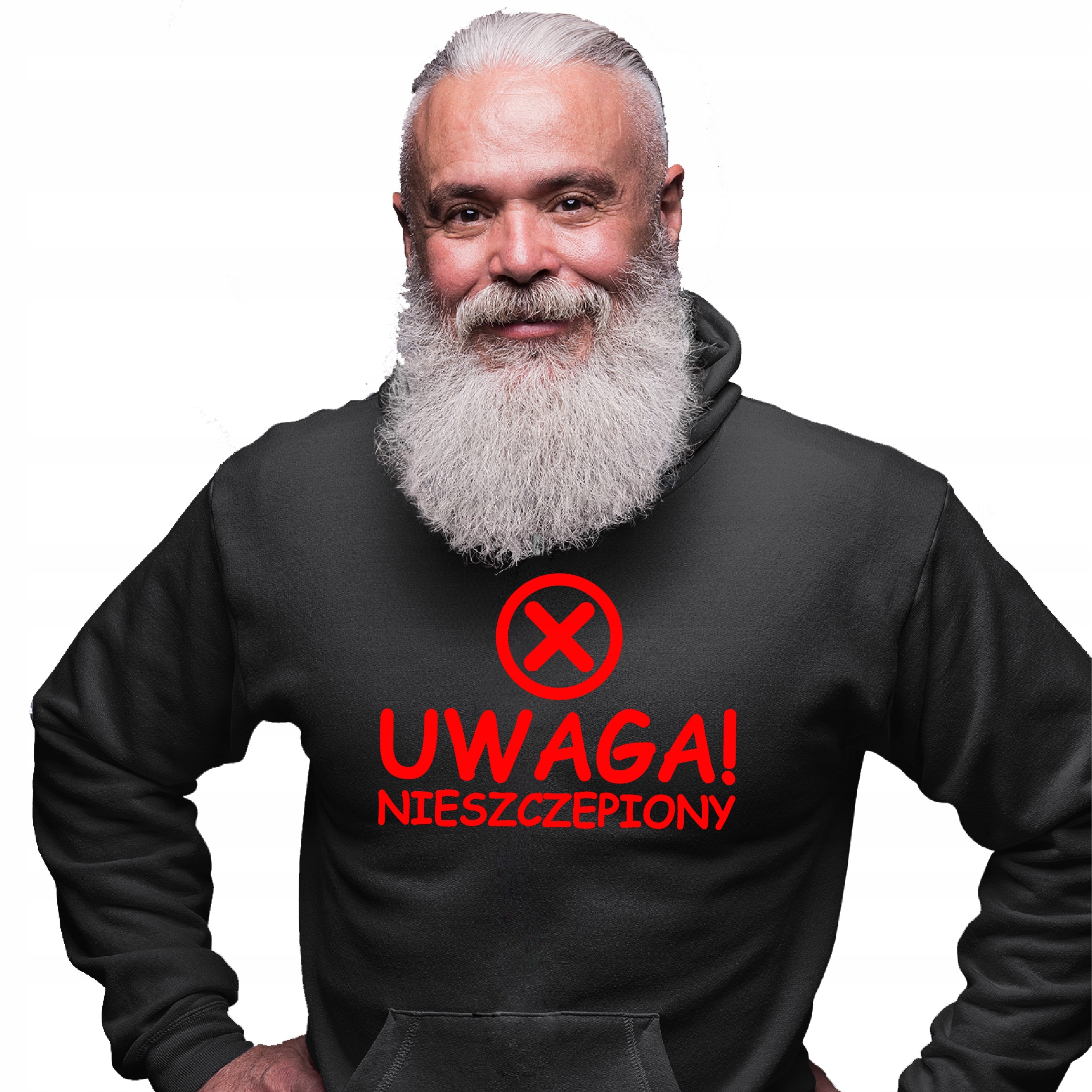 

Bluza Uwaga Nie Szczepiony Plandemia Szczepionka