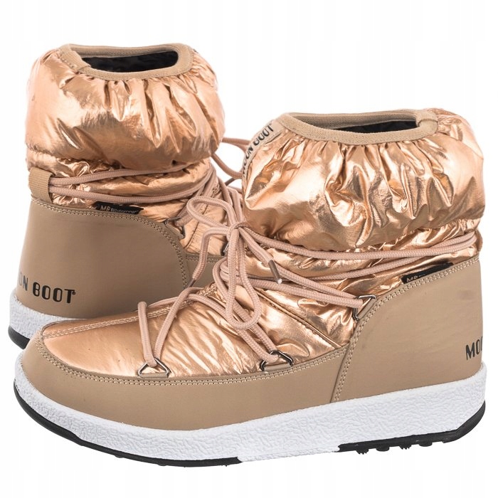 

Buty Śniegowce Moon Boot Jr Girl Low Nylon Złote