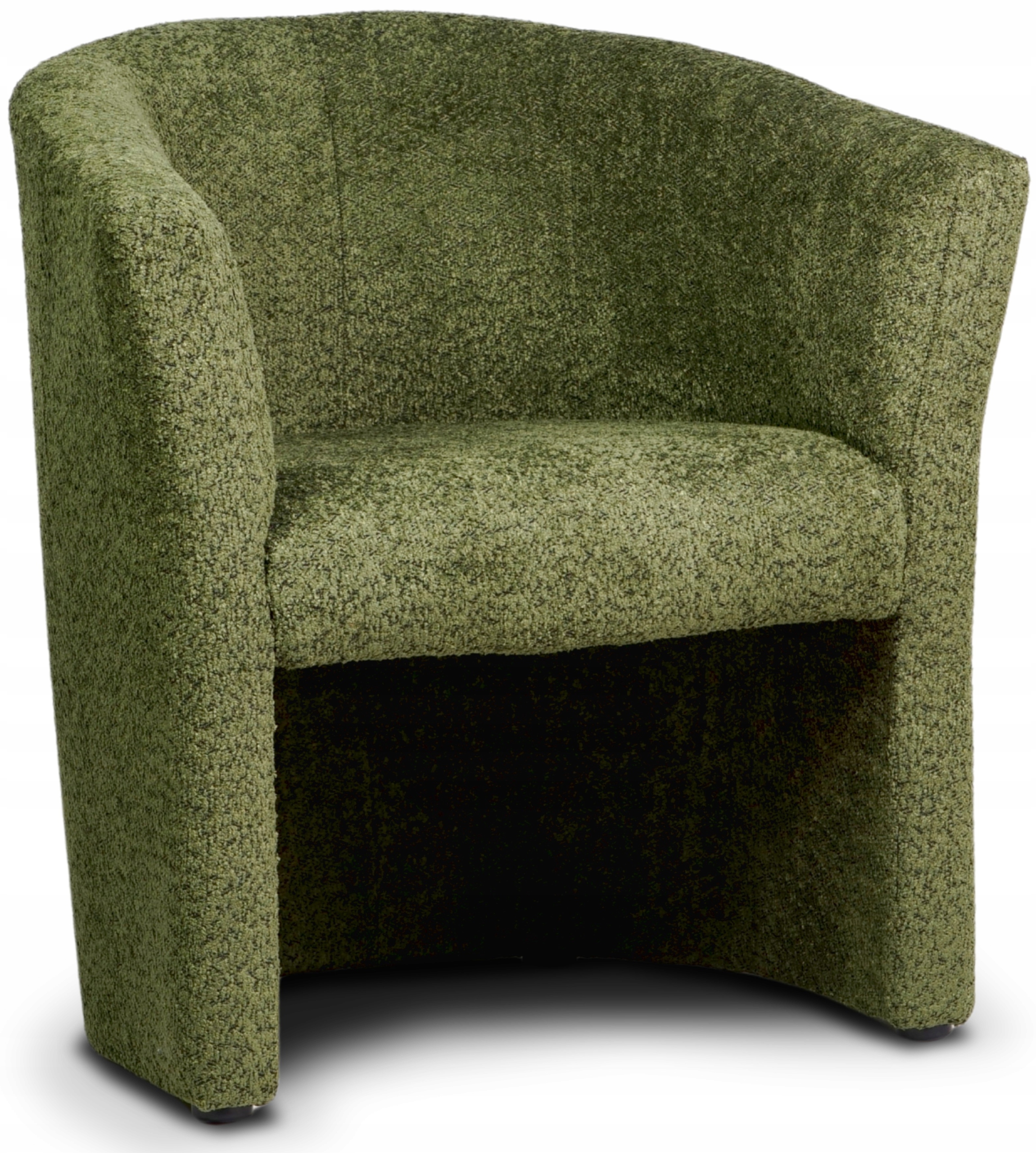 Křeslo do čekárny Kancelář kadeřníka Hotelu Salonu Cafe zelená tkanina