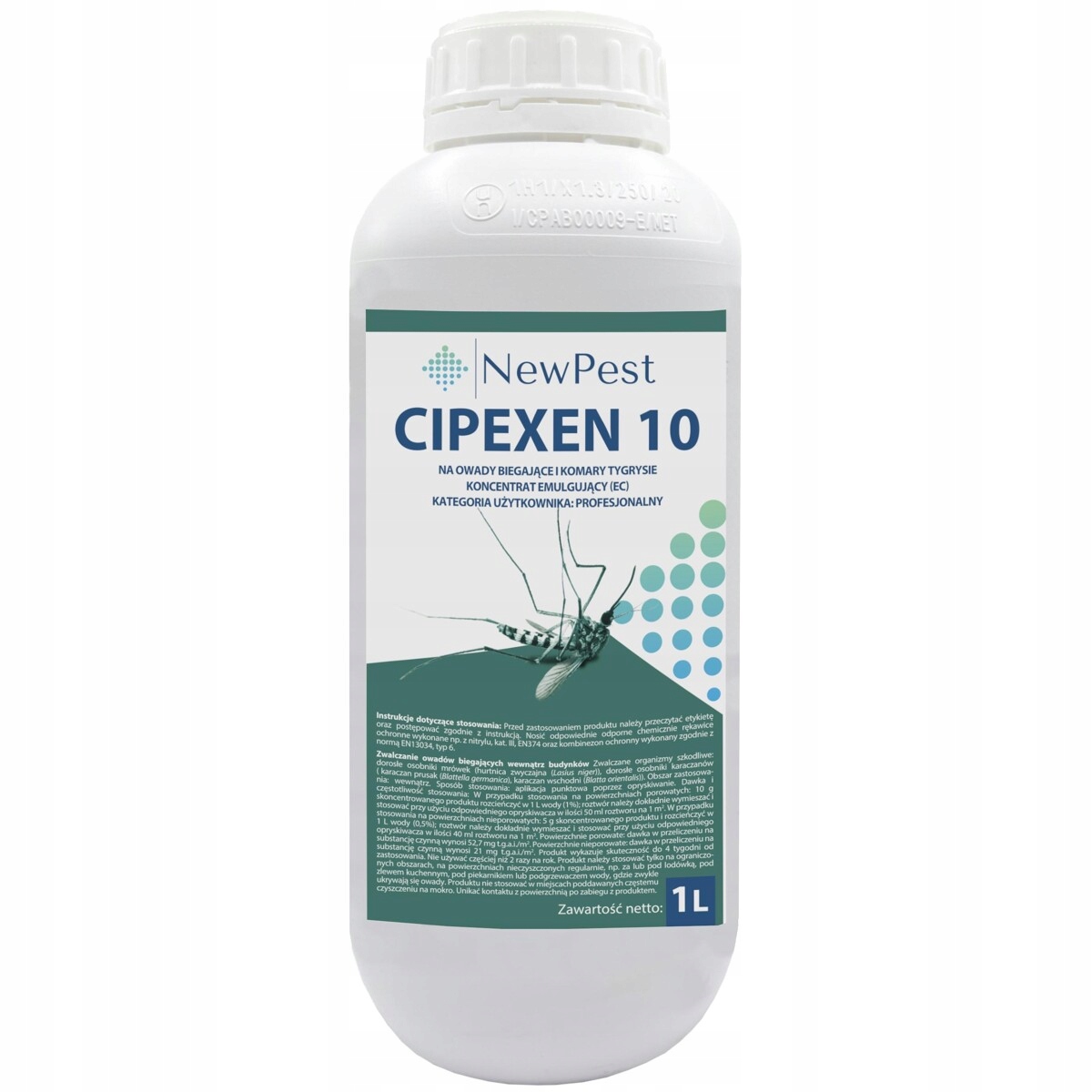 Cipexen 10 1L preparat oprysk na Komary mrówki karaczany Koncentrat 1 litr