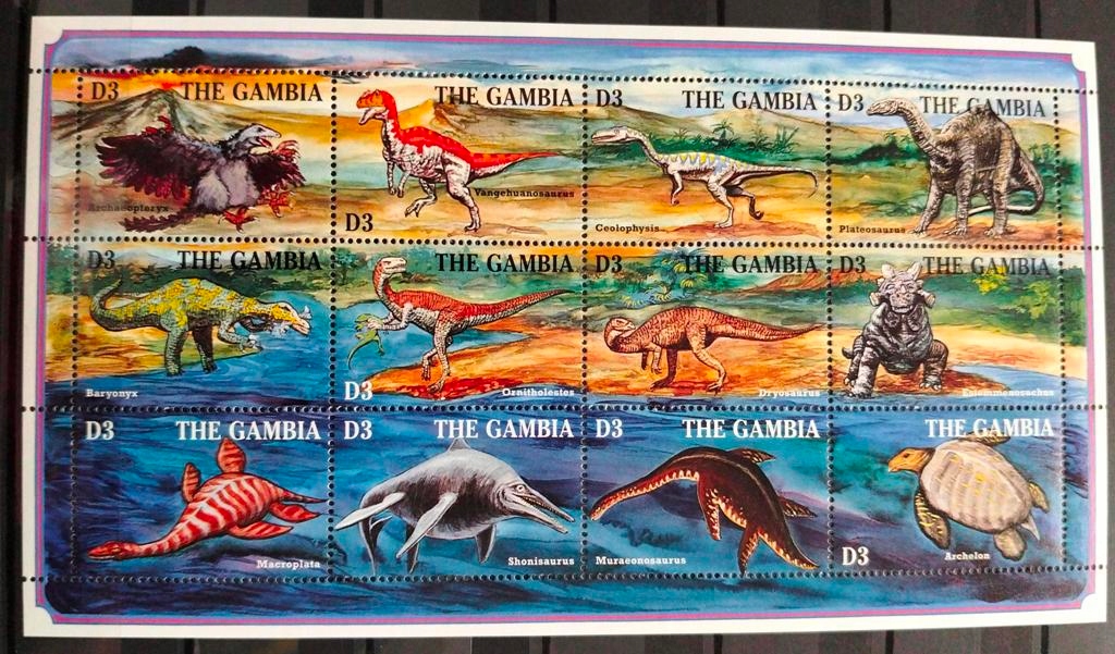 Гамбия-почтовые марки