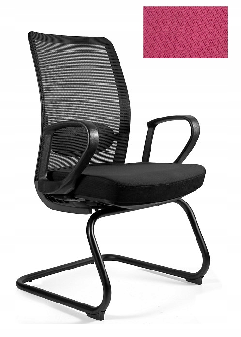 Unique Kancelářské křeslo Anggun Skid černá síťovina BL401
