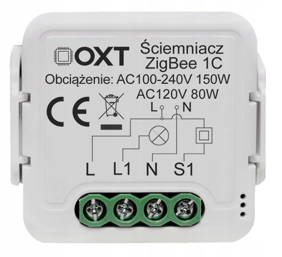 

Moduł Oxt Mini Ściemniacz 1 Obwód ZigBee Tuya