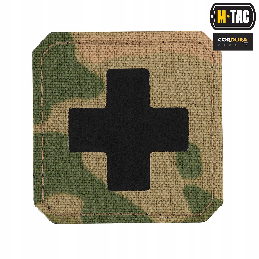 M-Tac Naszywka Medic Cross multicam/czarny