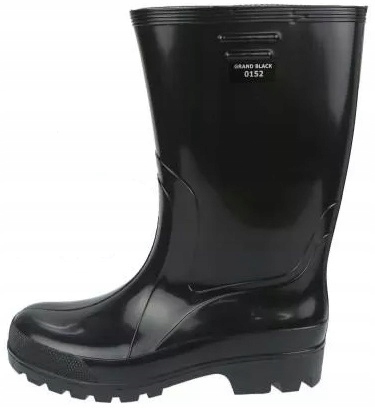 Kalosze Gumiaki Mocne GRAND BLACK Demar Polskie 46 Wysokość wysokie