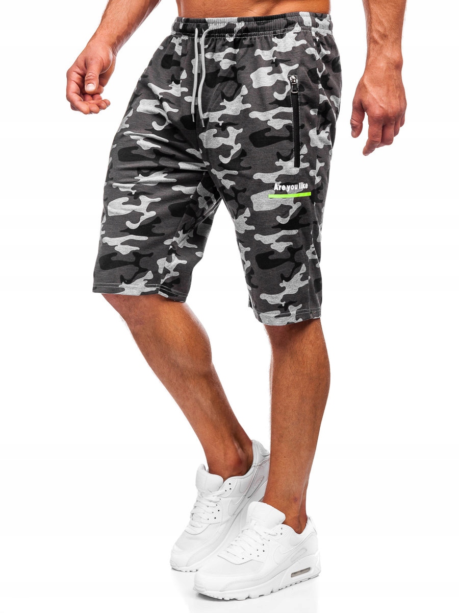 

Krótkie Spodenki Dresowe Szare HW2638 DENLEY_2XL