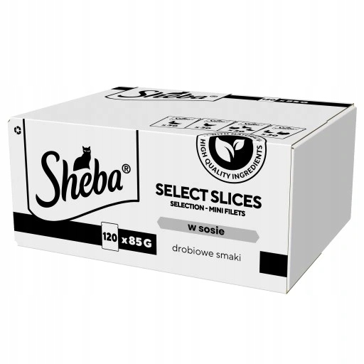 Sheba Selection Select Slices Drobiowe Smaki 120x85g Karma Dla Kota W Sosie