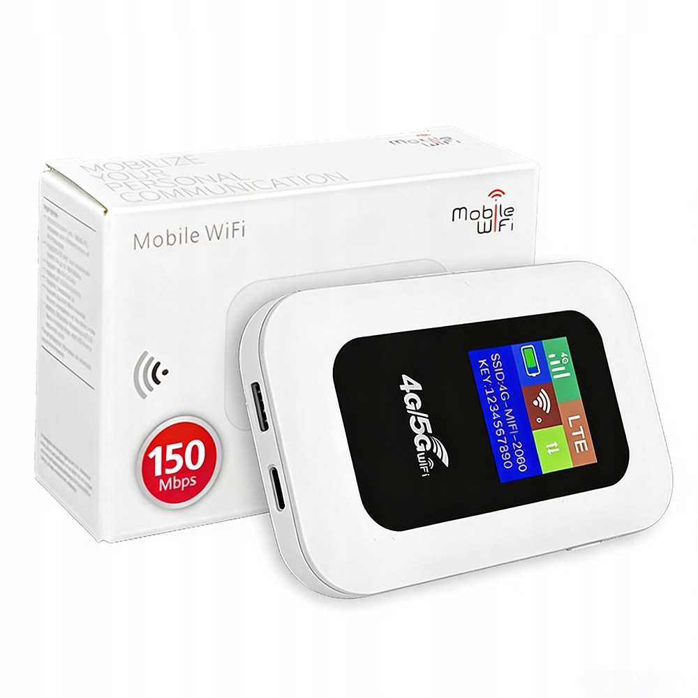 PRZENOŚNY MODEM ROUTER 4G LTE HOTSPOT WI-FI BEZPRZEWODOWY Z SIM