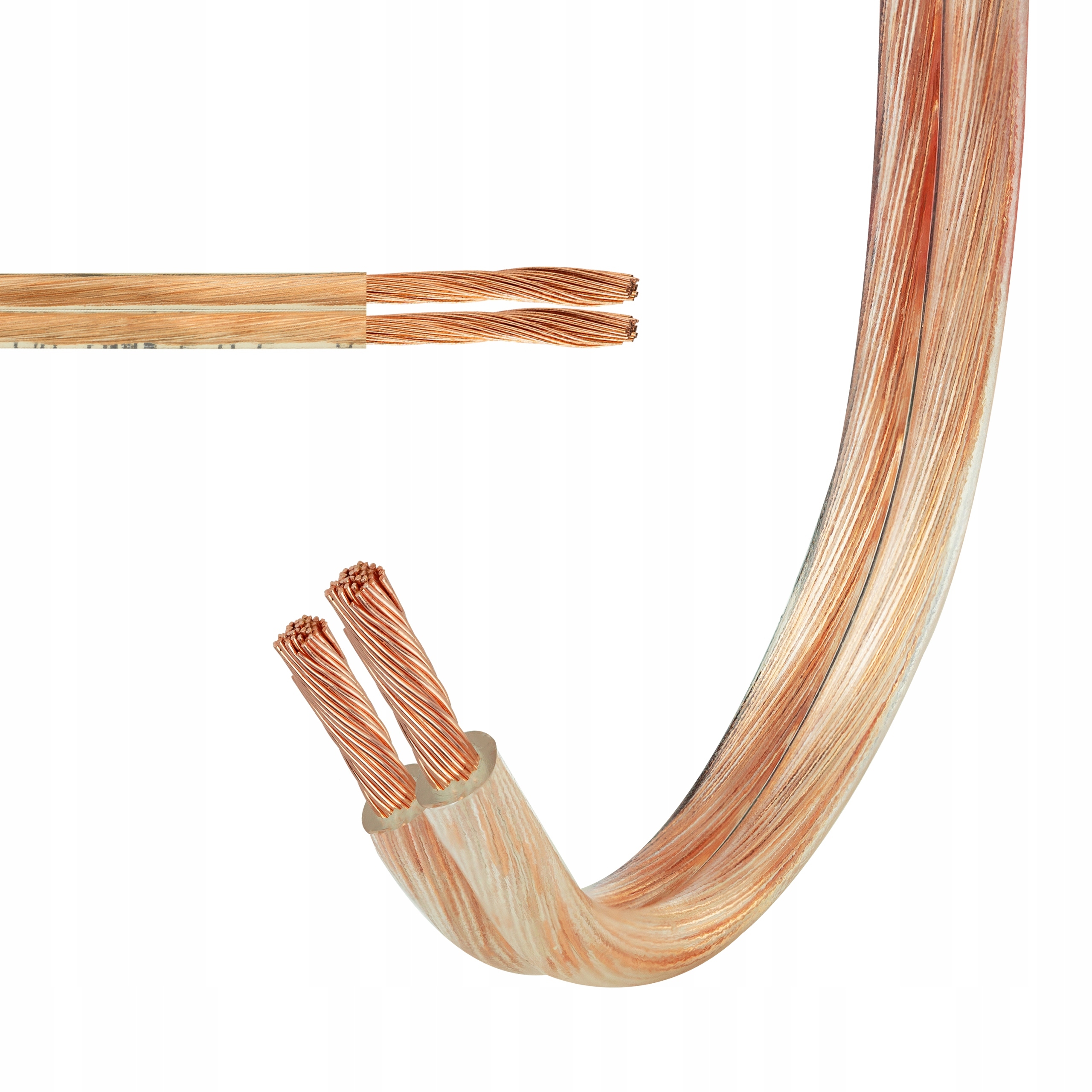 BITNER Kabel głośnikowy CZYSTA MIEDŹ CU OFC 2x4 Model LP0054