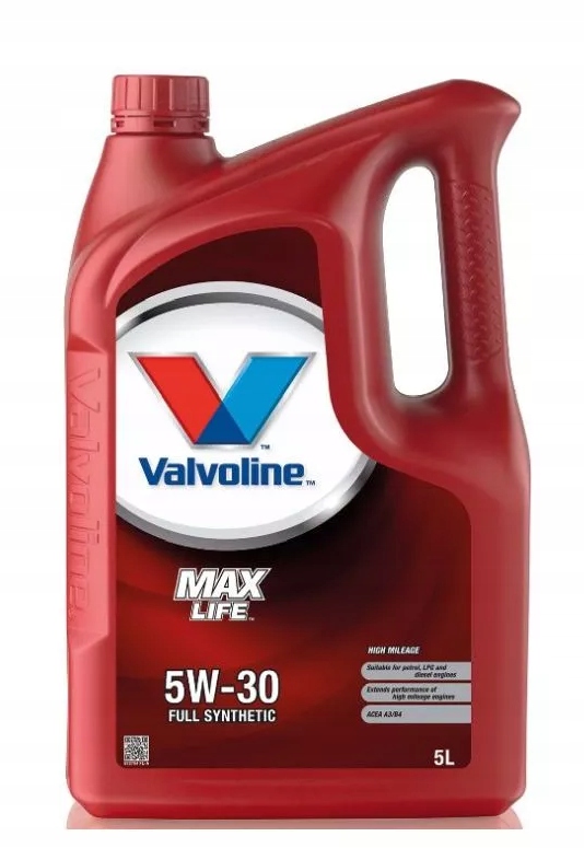 Olej silnikowy Valvoline Maxlife 5W30 5L A3/B3/B4 VW502.00/505.00 MB229.3