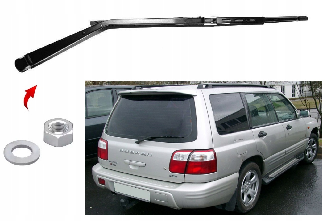 NOWE RAMIĘ + WYCIERACZKA TYŁ TYLNA Subaru Forester 1997-2003 r