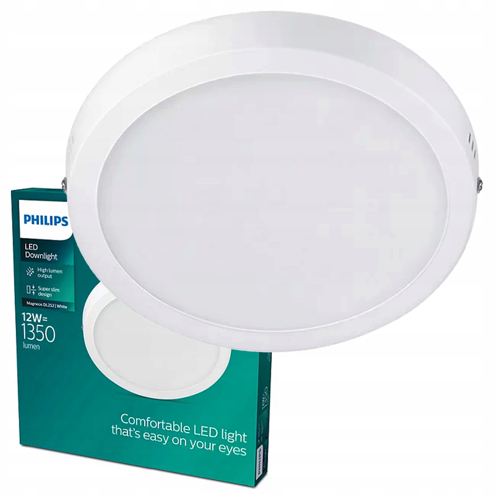 Stropní Svítidlo Stropní Svítidlo 12W 1350lm 4000K Bílá Magneos Philips