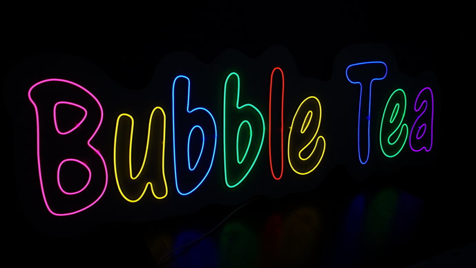 NBUBBLETEAZ NEON LED NAPIS Bubble Tea 2000X652MM Kod producenta nbubbleteaz