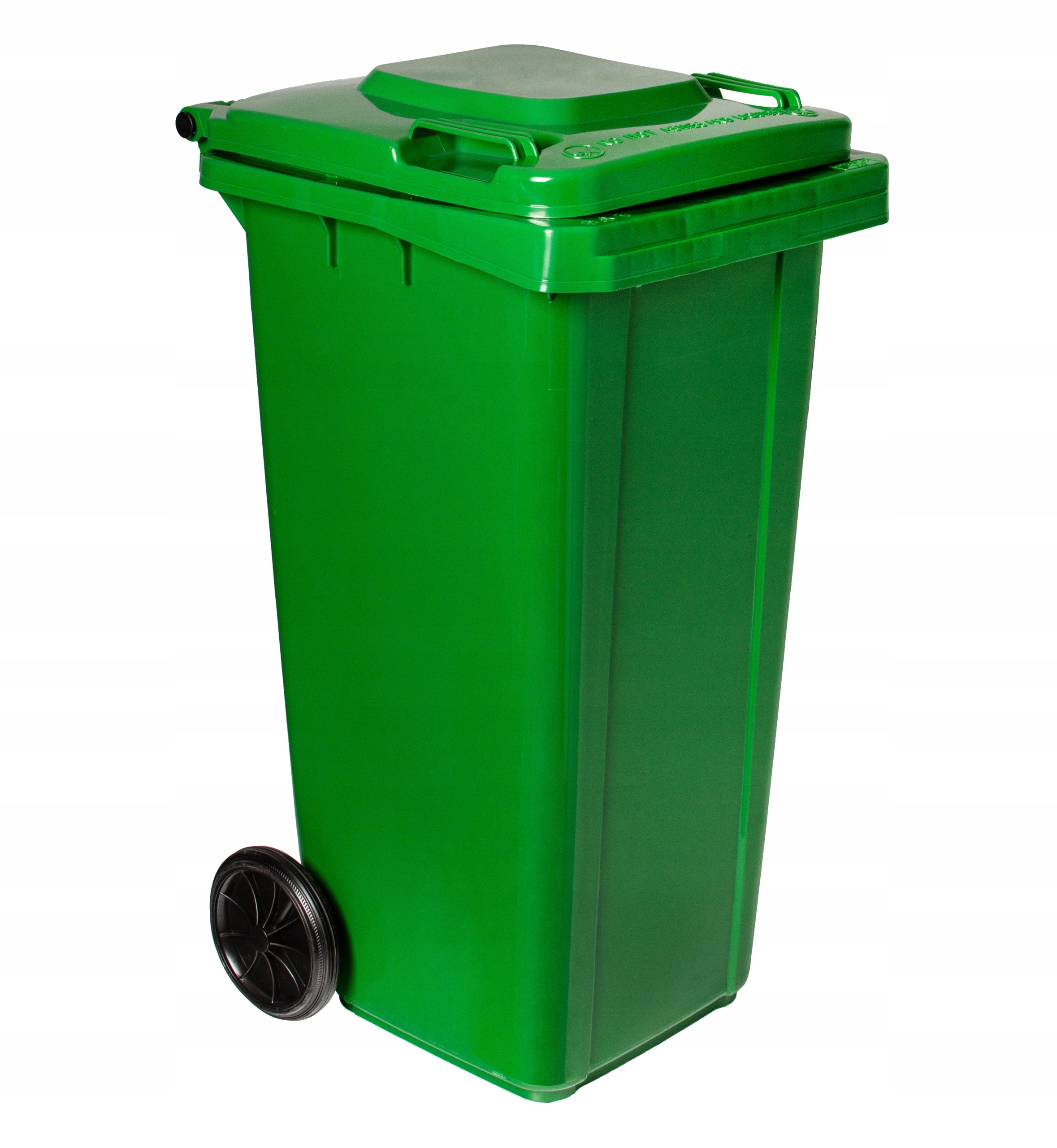Levně Odpadkový Koš Zahradní Nádoba Na Odpadky Na Kolečkách Zelená 120 L