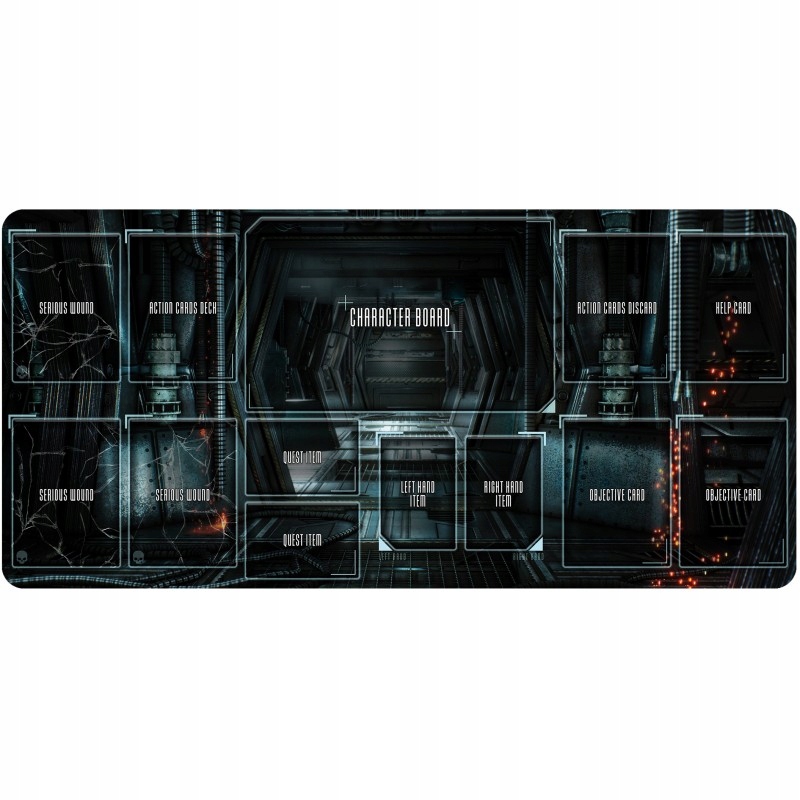 GUMOWA PLANSZETKA GRACZA NEMESIS ENG 48X23 CM