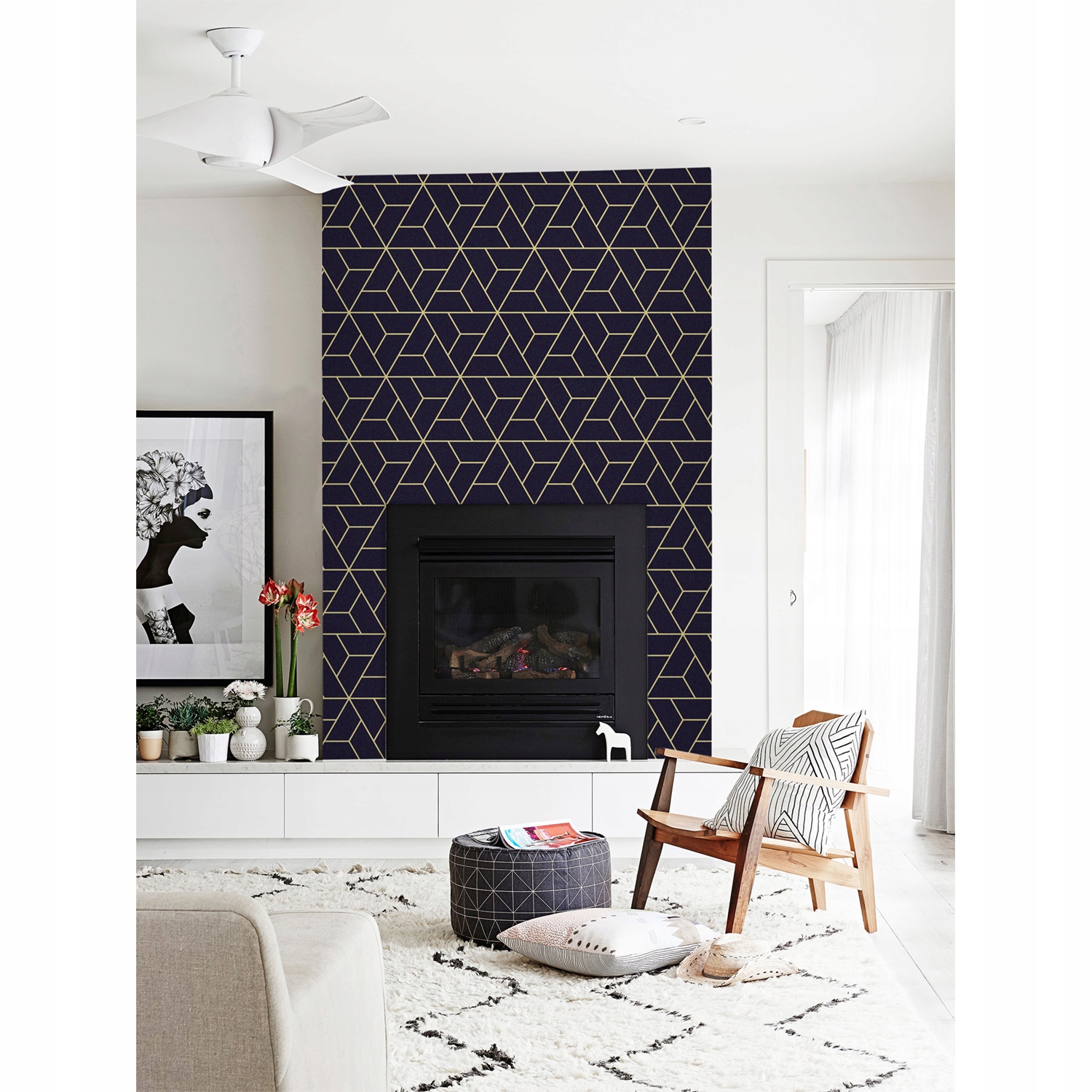 

Fototapeta Geometryczny skandynawski wzór 104x70