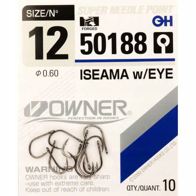 Owner 50188 Iseama r.10 10szt. haczyki