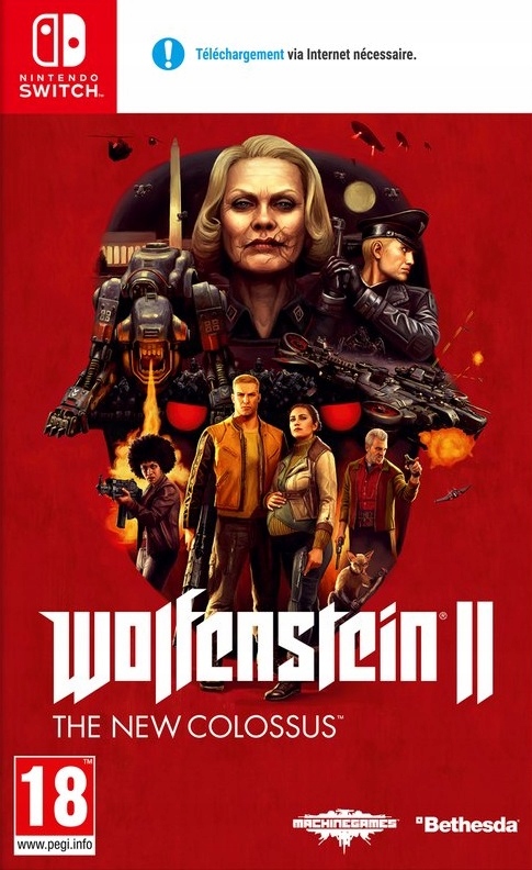WOLFENSTEIN II THE NEW COLOSSUS NINTENDO KOD KLUCZ PL