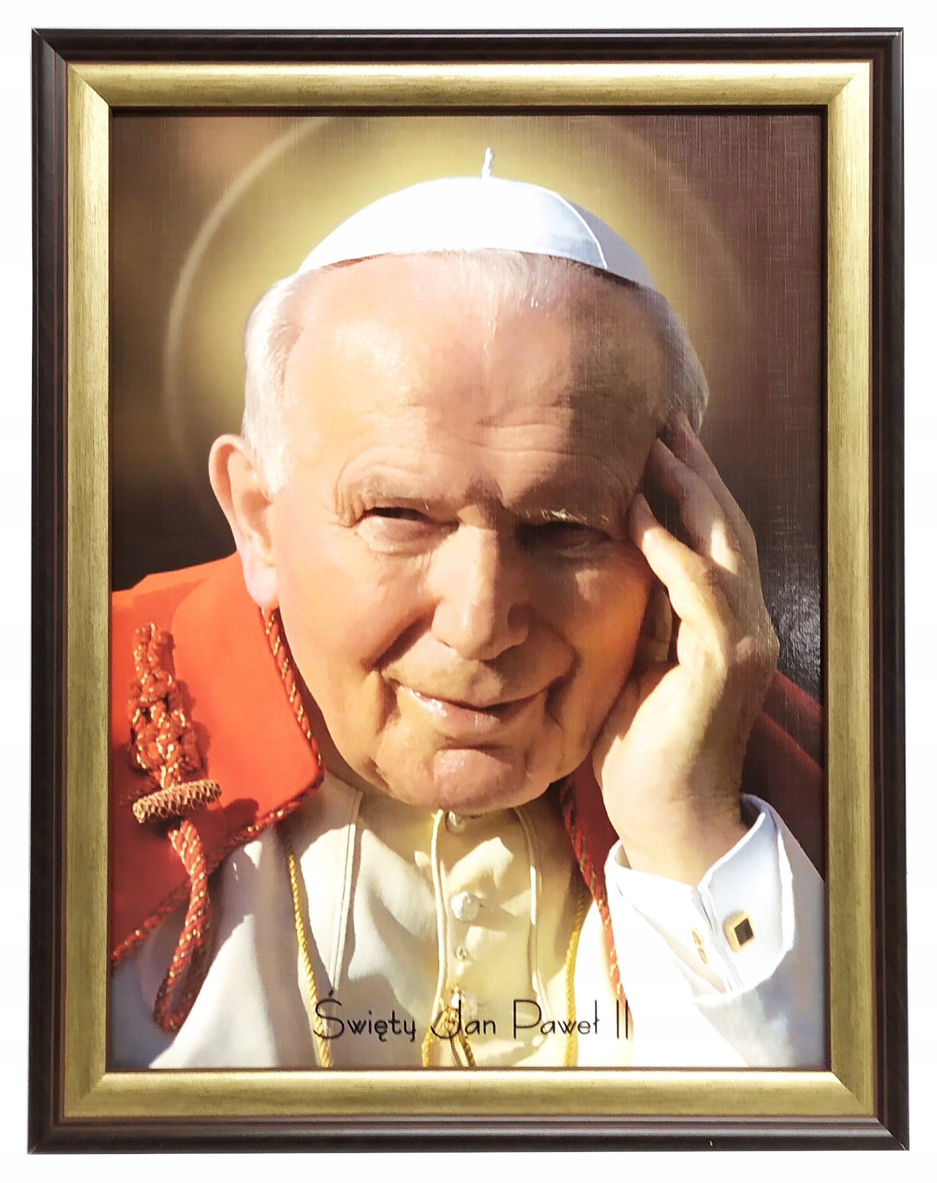 

Religijny Święty Obraz 36X46 Papieża Jana Pawła II