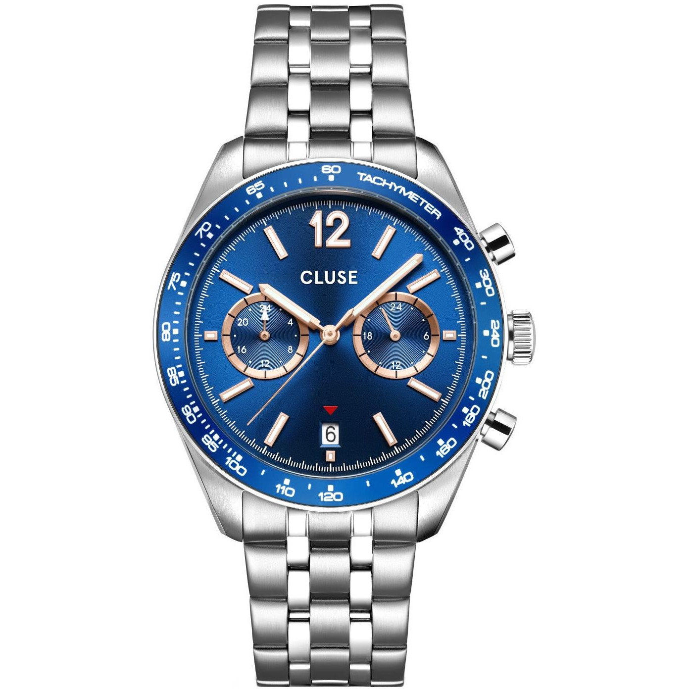 Pánské Hodinky Cluse CW25601 se stříbrným náramkem