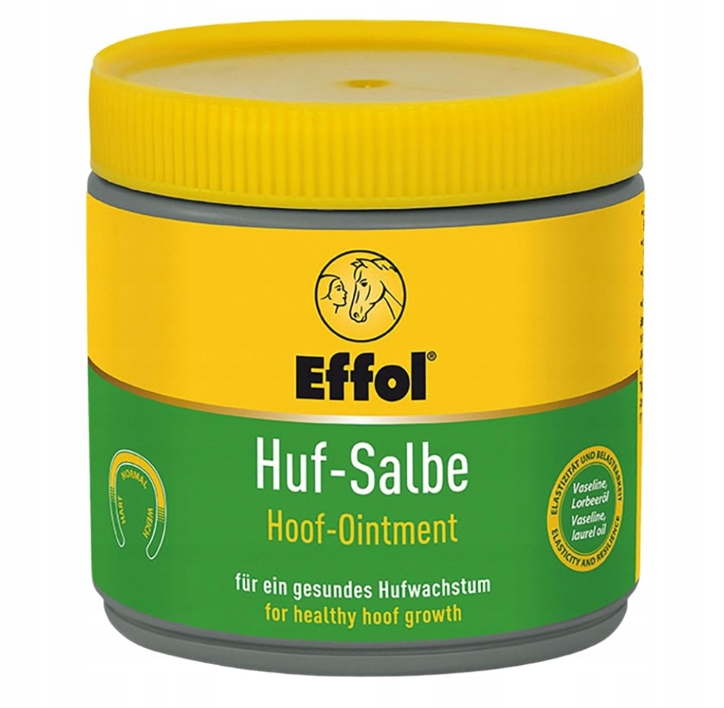 Effol Huf-salbe Yellow – pielęgnacja i ochrona kopyt dla koni horse 500ml