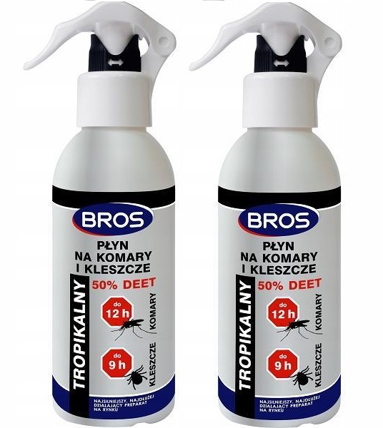 

2 X Bros Na Komary I Kleszcze 50% Deet Mocny