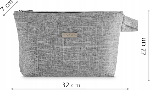 Torba do wózka, kosmetyczka, mata - Zestaw PREMIUM Wzór dominujący bez wzoru