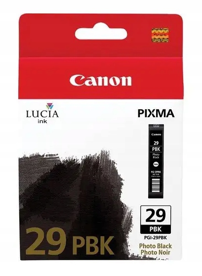Inkoustový inkoust Canon 4869B001 Photo Black PGI-29PBK Pixma PRO-1 Orig.