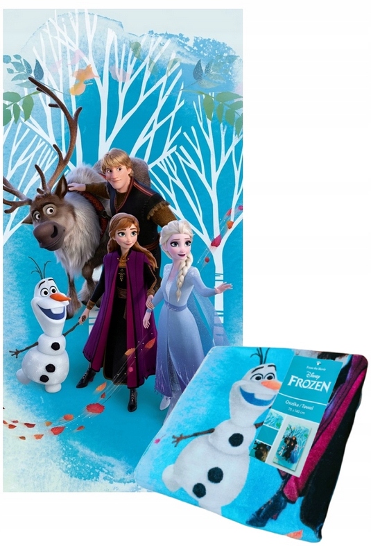 Aptex Anna Elsa Olaf Frozen Wind Ręcznik Kąpielowy Ręcznik Kąpielowy Ręcznik Kąpielowy Ręcznik 70 X 140 Cm