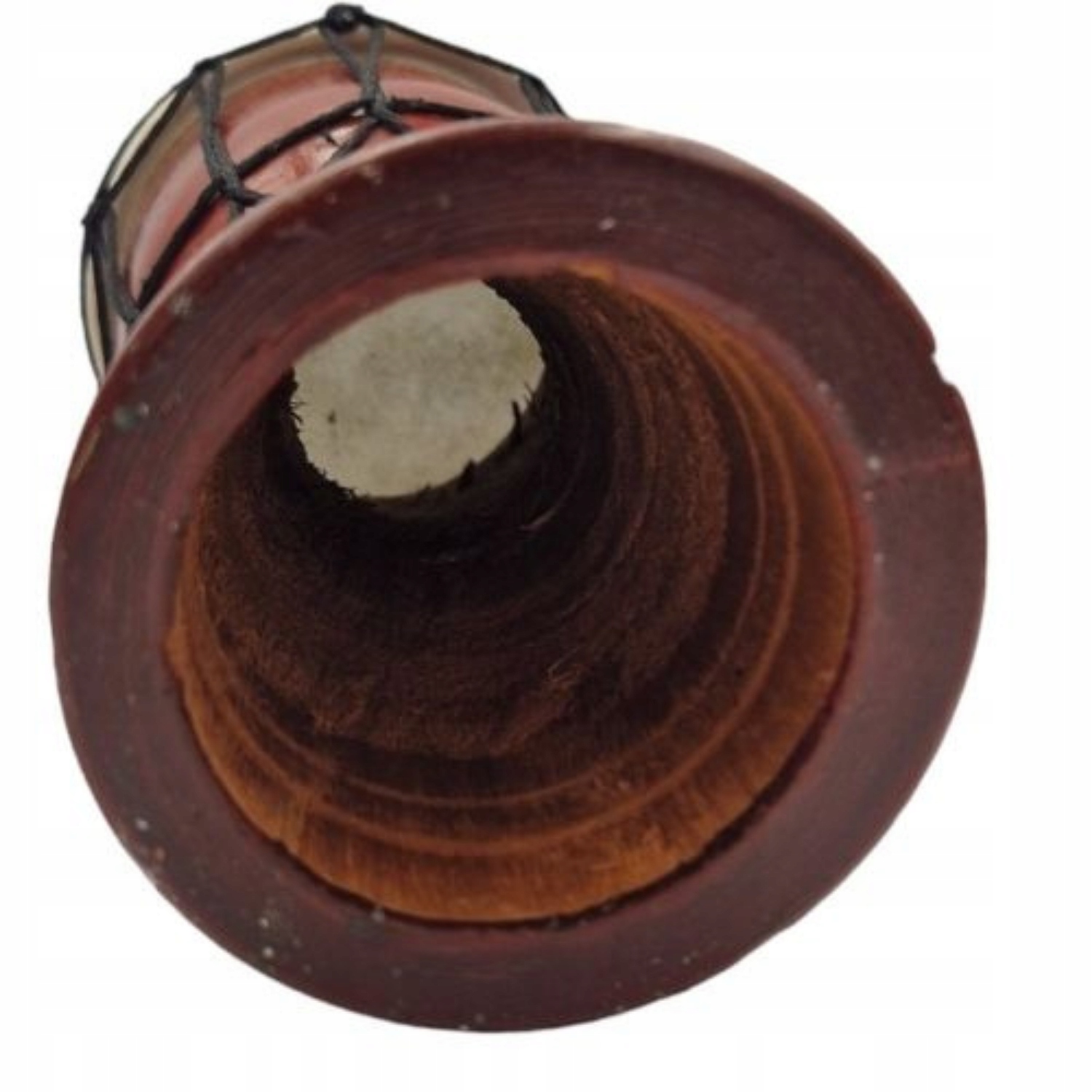 Djembe bębenek afrykański 20 cm 4” malowany drewniany handmade bęben kazoo Średnica membrany 10 cm